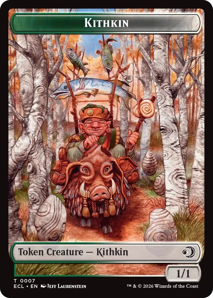 Kithkin // Treasure Double-Sided Token (7 // 10) (ECL)