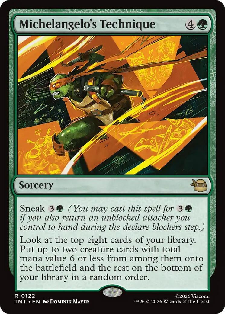 Image for Michelangelo's Technique (122) - Magic: The Gathering