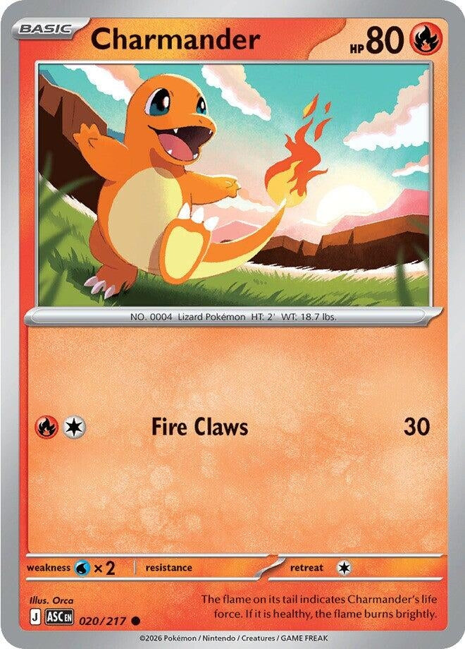 Image for Charmander (020/217) (ASC) - Pokemon