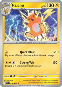 Image for Raichu (056/217) (ASC) - Pokemon