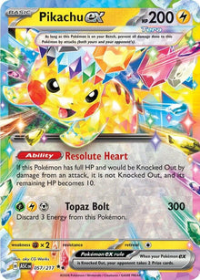Image for Pikachu ex (057/217) (ASC) - Pokemon
