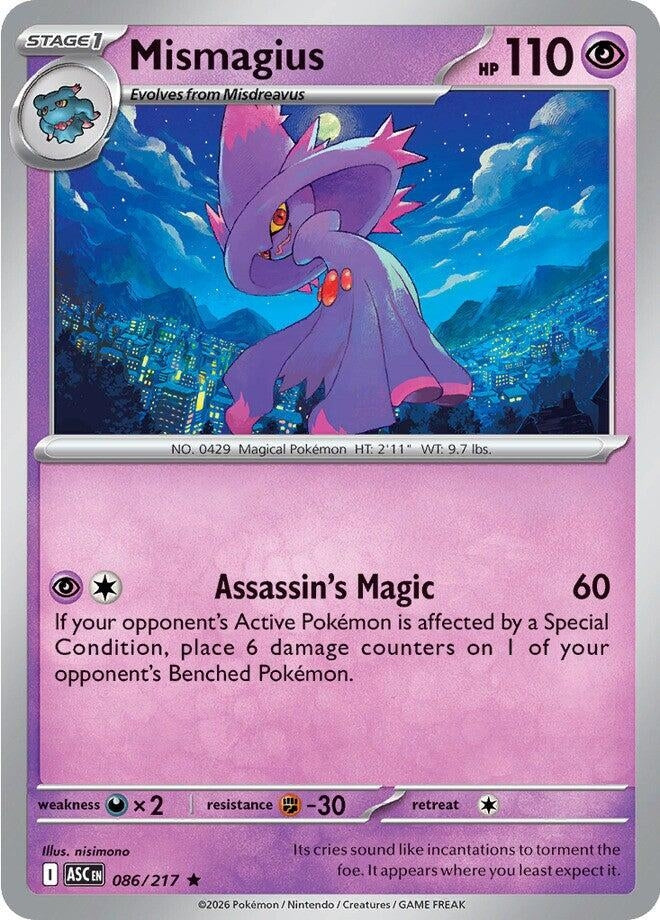 Image for Mismagius (086/217) (ASC) - Pokemon