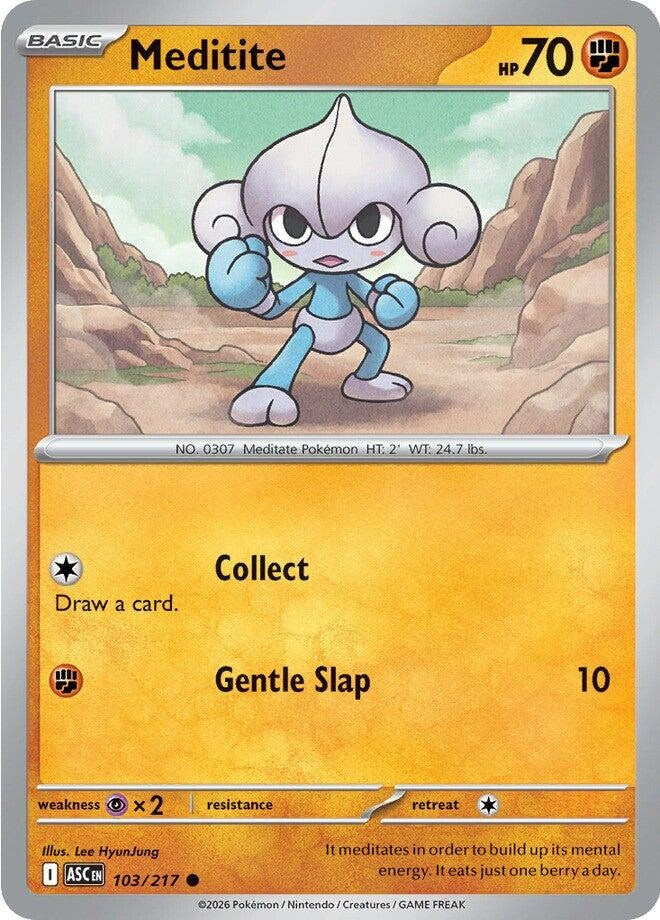 Image for Meditite (103/217) (ASC) - Pokemon