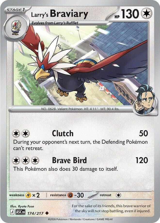 Image for Larry's Braviary (174/217) (ASC) - Pokemon