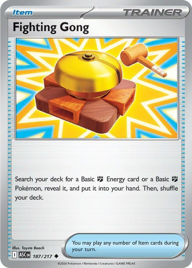 Image for Fighting Gong (187/217) (ASC) - Pokemon
