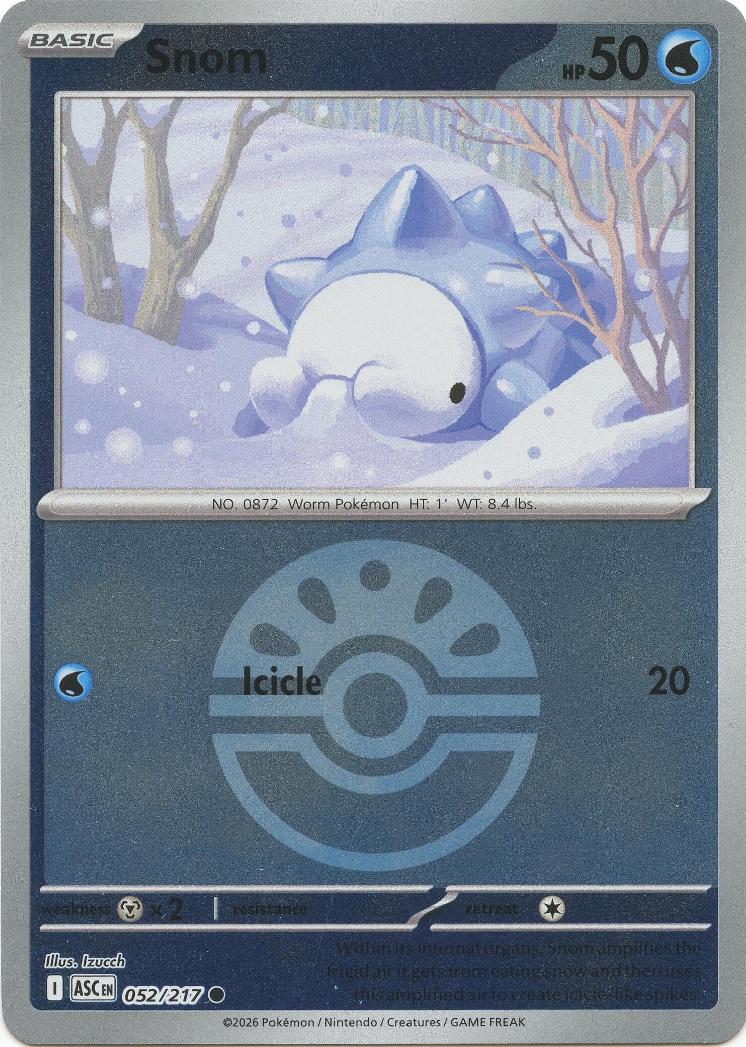 Image for Snom (Friend Ball) (052/217) (ASC) - Pokemon