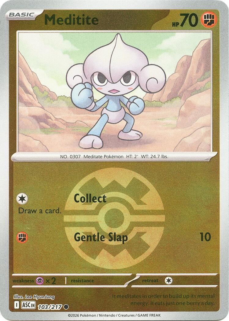 Image for Meditite (Quick Ball) (103/217) (ASC) - Pokemon