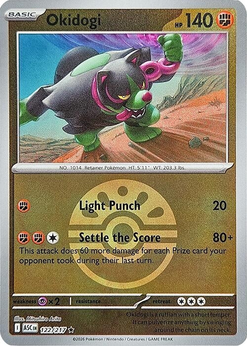 Image for Okidogi (Friend Ball) (122/217) (ASC) - Pokemon
