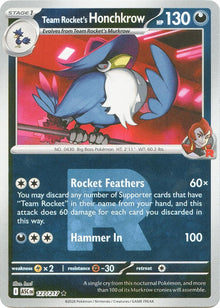 Image for Team Rocket's Honchkrow (Team Rocket) (127/217) (ASC) - Pokemon