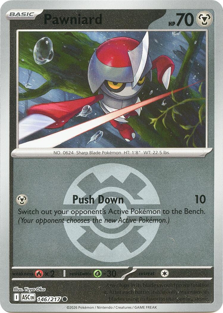 Image for Pawniard (Quick Ball) (146/217) (ASC) - Pokemon