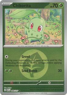 Image for Chikorita (Energy Symbol Pattern) (008/217) (ASC) - Pokemon