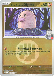 Image for Team Rocket's Diglett (Energy Symbol Pattern) (100/217) (ASC) - Pokemon