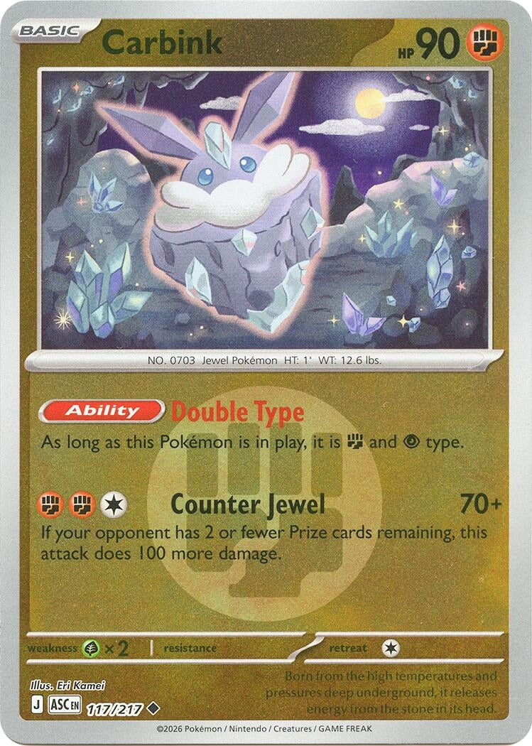 Image for Carbink - 117/217 (Energy Symbol Pattern) (117/217) (ASC) - Pokemon
