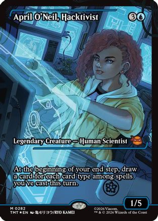 April O'Neil, Hacktivist (0282) (Showcase) (282) (TMT)