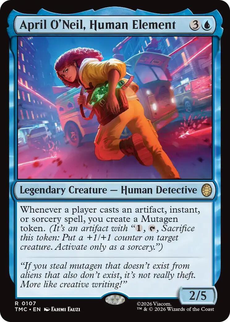 April O'Neil, Human Element (107) (TMC)