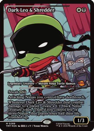 Dark Leo & Shredder (Showcase) (289) (TMT)