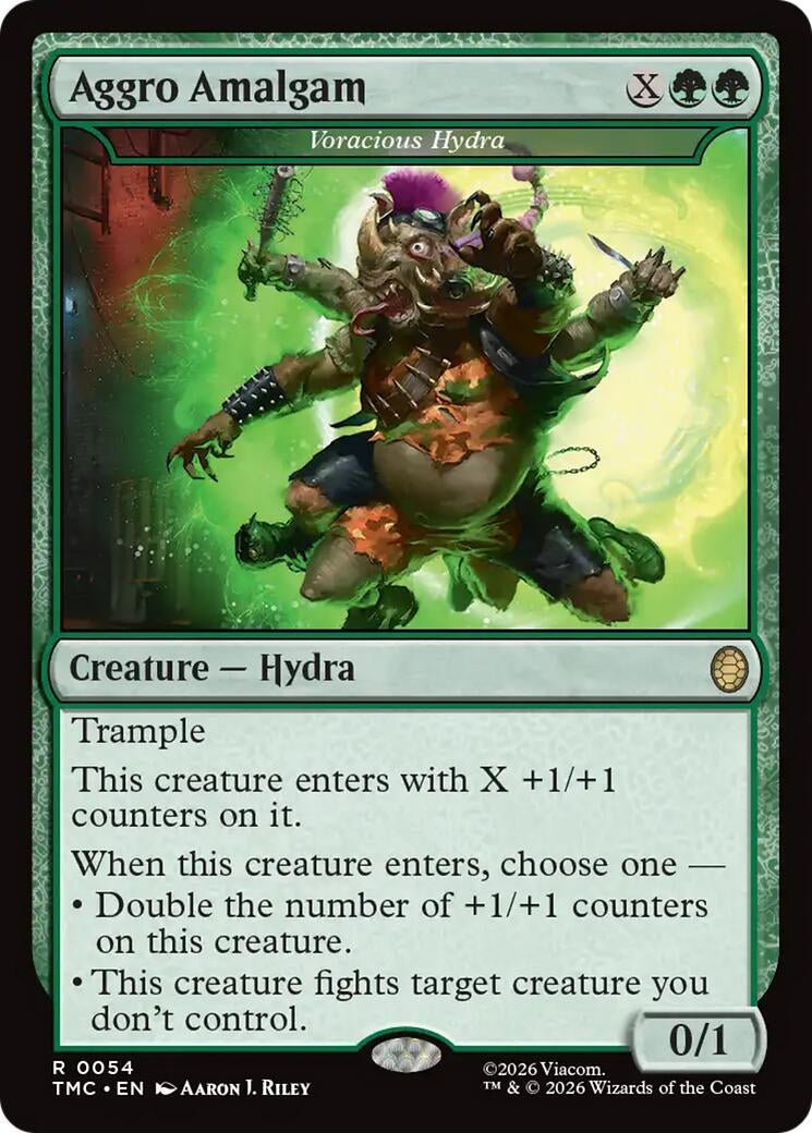 Aggro Amalgam - Voracious Hydra (54) (TMC)