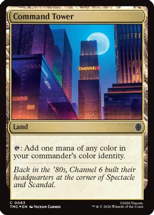 Command Tower (Surge Foil) (63) (TMC)