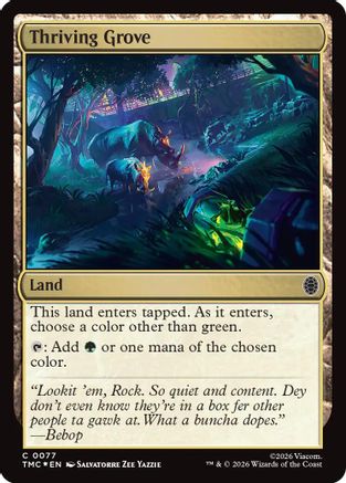 Thriving Grove (Surge Foil) (77) (TMC)