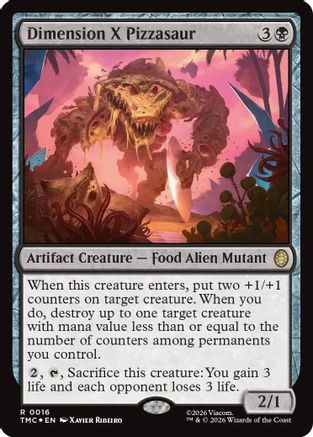 Dimension X Pizzasaur (Surge Foil) (16) (TMC)