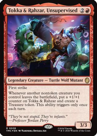 Tokka & Rahzar, Unsupervised (Surge Foil) (28) (TMC)