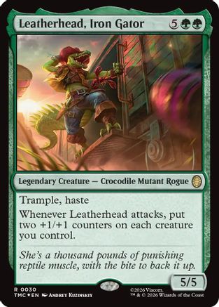 Leatherhead, Iron Gator (Surge Foil) (30) (TMC)