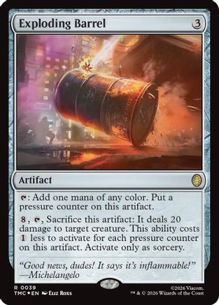 Exploding Barrel (Surge Foil) (39) (TMC)
