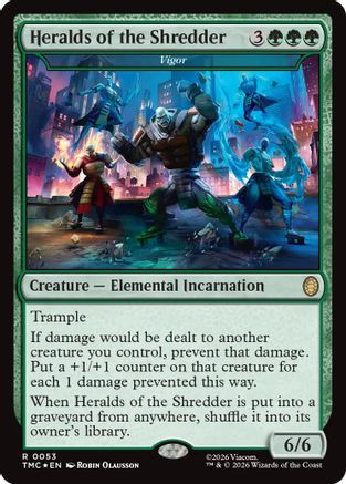 Heralds of the Shredder - Vigor (Surge Foil) (53) (TMC)