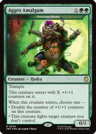 Aggro Amalgam - Voracious Hydra (Surge Foil) (54) (TMC)