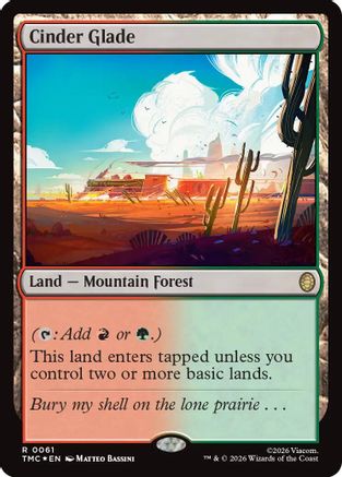Cinder Glade (Surge Foil) (61) (TMC)