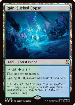 Rain-Slicked Copse (Surge Foil) (71) (TMC)