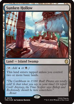Sunken Hollow (Surge Foil) (76) (TMC)