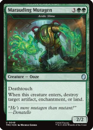 Marauding Mutagen - Acidic Slime (Surge Foil) (48) (TMC)