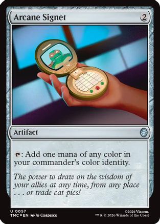 Arcane Signet (Surge Foil) (57) (TMC)
