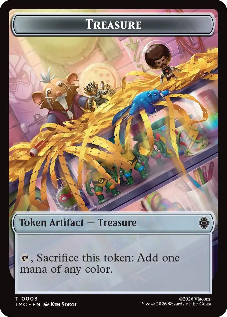 Image for Treasure // Clue Double-Sided Token (3 // 2) (TMC) - Magic: The Gathering