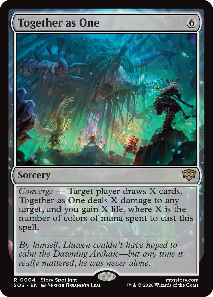 Image for Together as One (4) (SOS) - Magic: The Gathering
