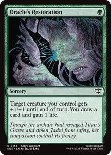Image for Oracle's Restoration (156) (SOS) - Magic: The Gathering
