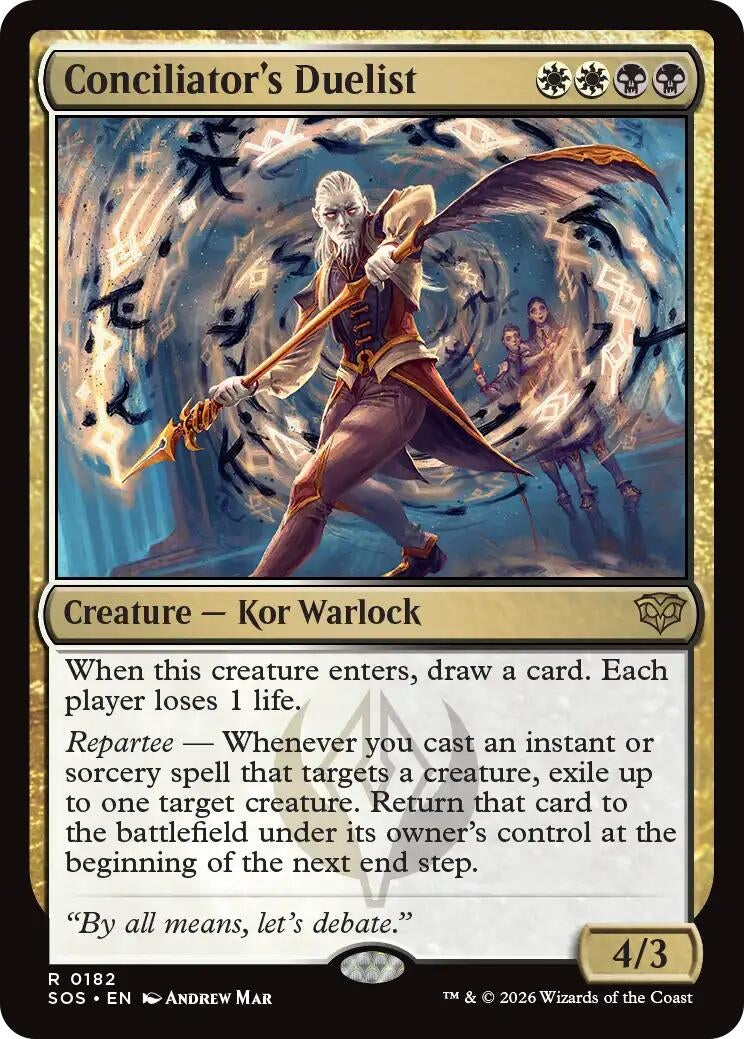 Image for Conciliator's Duelist (182) (SOS) - Magic: The Gathering