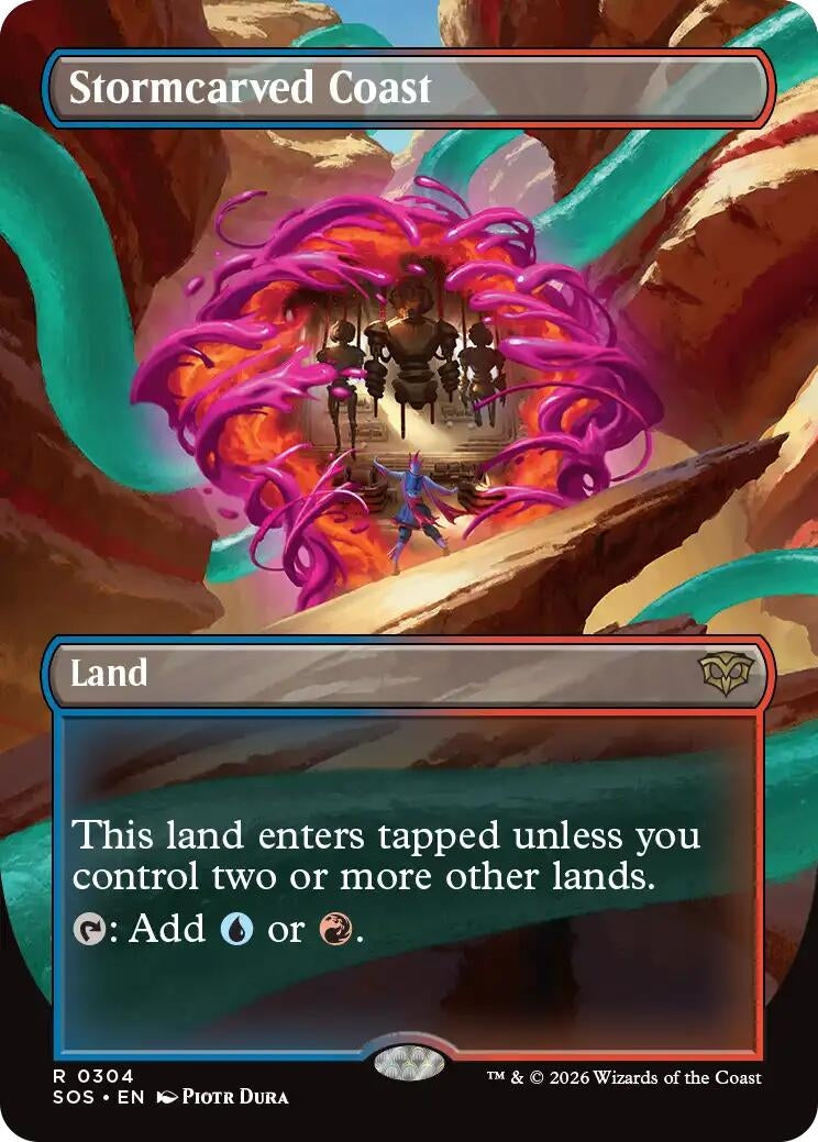 Stormcarved Coast (Borderless) (304) (SOS)