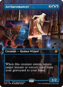 Image for Archaeomancer (Borderless) (149) (SPG) - Magic: The Gathering