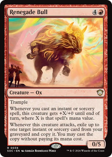 Image for Renegade Bull (36) (SOC) - Magic: The Gathering