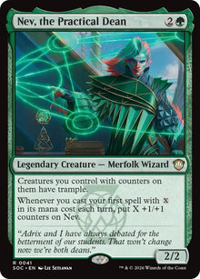 Image for Nev, the Practical Dean (41) (SOC) - Magic: The Gathering
