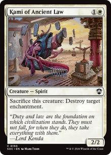 Image for Kami of Ancient Law (150) (SOC) - Magic: The Gathering