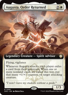 Image for Augusta, Order Returned (Extended Art) (61) (SOC) - Magic: The Gathering