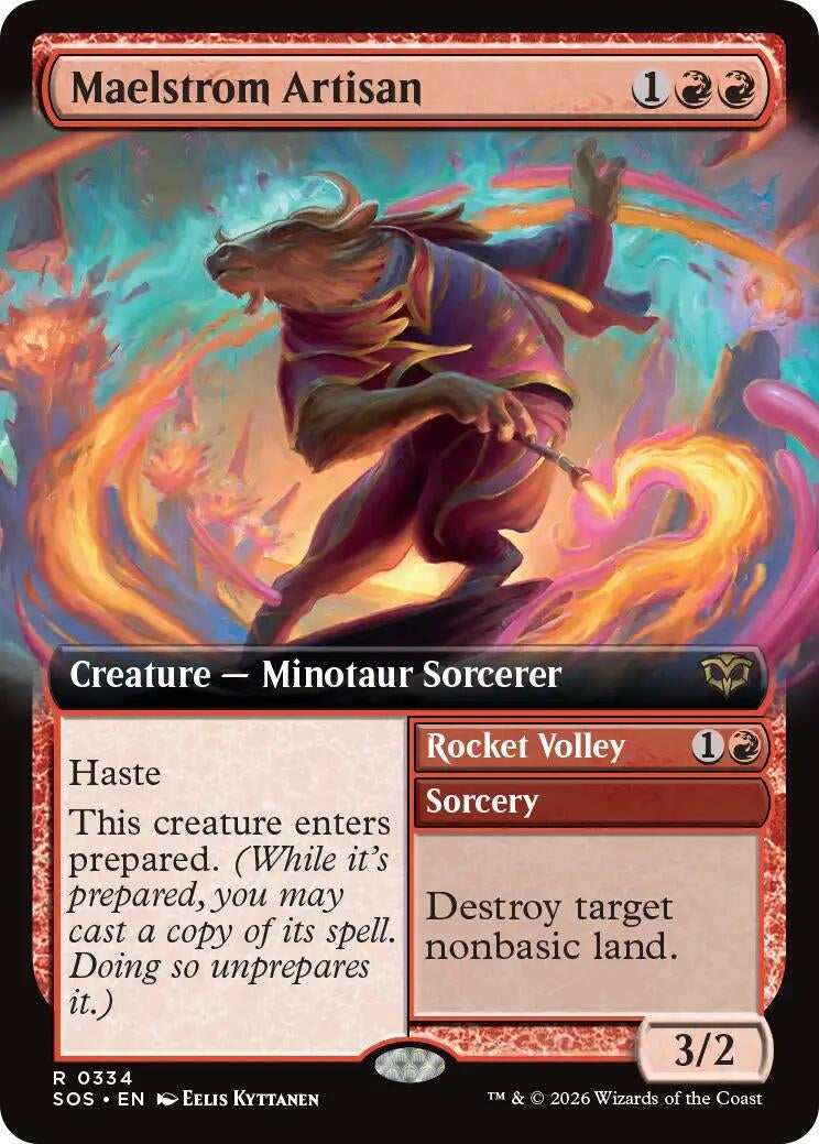 Image for Maelstrom Artisan (Extended Art) (334) (SOS) - Magic: The Gathering