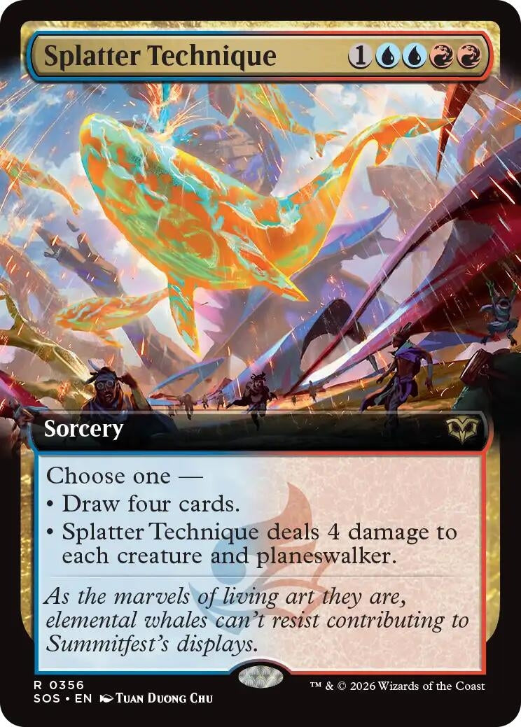 Image for Splatter Technique (Extended Art) (356) (SOS) - Magic: The Gathering