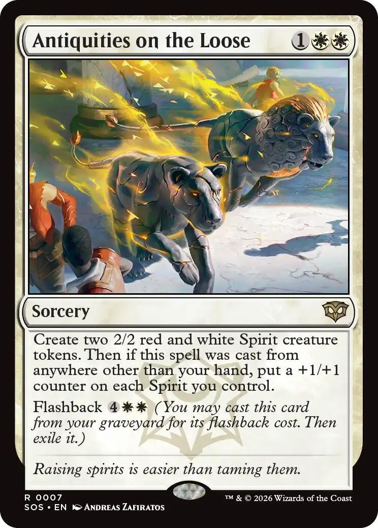 Image for Antiquities on the Loose (7) (SOS) - Magic: The Gathering