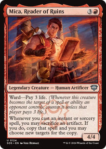 Image for Mica, Reader of Ruins (124) (SOS) - Magic: The Gathering