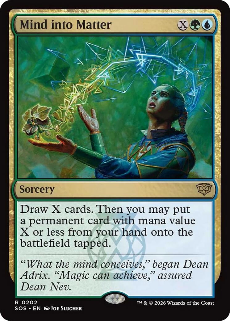 Image for Mind into Matter (202) (SOS) - Magic: The Gathering