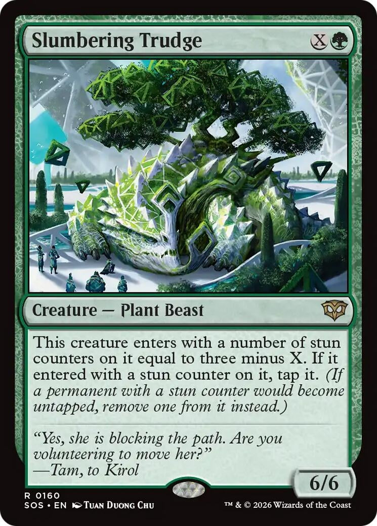Image for Slumbering Trudge (160) (SOS) - Magic: The Gathering